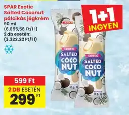 Interspar SPAR Exotic Salted Coconut pálcikás jégkrém ajánlat