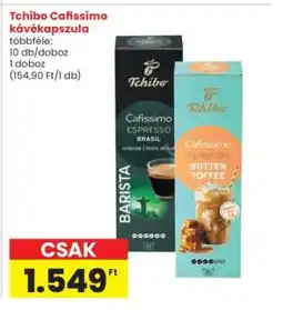 Interspar Tchibo Cafissimo Kávékapszula ajánlat