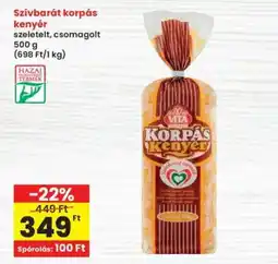 Interspar Szívbarát korpás kenyér ajánlat