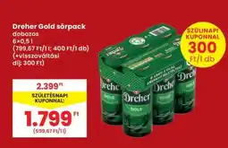 Interspar Dreher Gold sörpack ajánlat