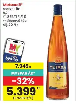 Interspar Metaxa 5 ajánlat
