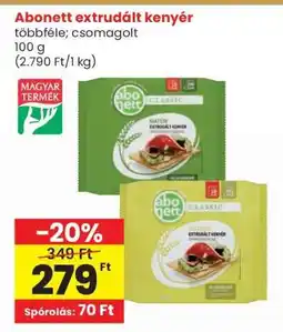 Interspar ABONETT Extrudált kenyér ajánlat