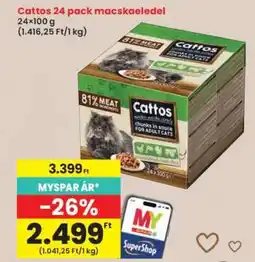 Interspar Cattos 24 pack macskaeledel ajánlat