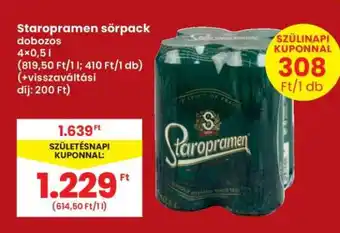 Staropramen sörpack