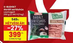 Interspar S-BUDGET darált sertéshús csomagolt ajánlat