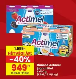 Interspar Danone Actimel joghurtital ajánlat