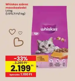 Interspar Whiskas száraz macskaeledel ajánlat