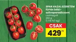 Spar SPAR HAZAI.SZERETEM fürtös bébi szilvaparadicsom ajánlat