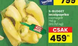 Spar S-BUDGET lecsópaprika ajánlat