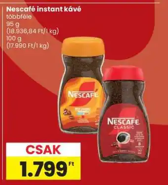 Spar NESCAFÉ﻿﻿ Instant kávé ajánlat