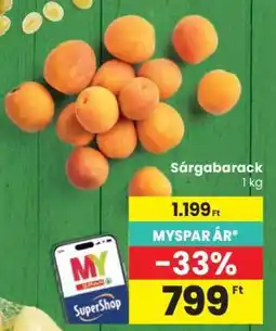 Spar Sárgabarack ajánlat
