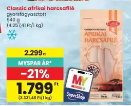 Spar CLASSIC AFRIKAI HARCSAFILÉ ajánlat