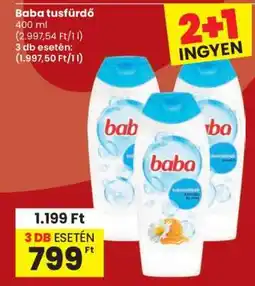 Spar BABA Tusfürdő ajánlat