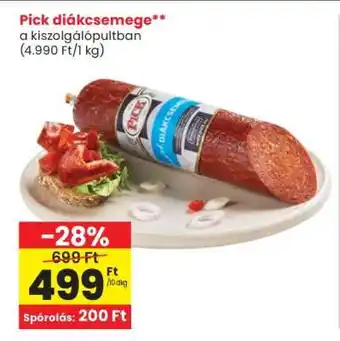 Pick diákcsemege