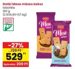 Spar Detki Mese mézes keksz ajánlat