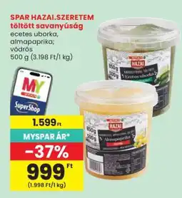 Spar SPAR HAZAI.SZERETEM töltött savanyúság ajánlat