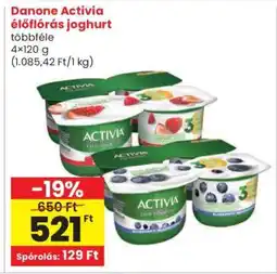 Spar DANONE Activia élőflórás joghurt ajánlat