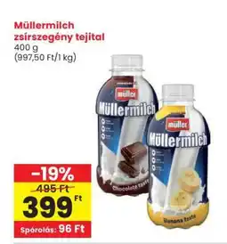 Spar Müllermilch zsírszegény tejital ajánlat