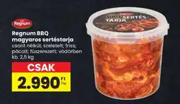 Spar Regnum BBQ magyaros sertéstarja ajánlat