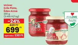 Spar Univer Erős Pista, Édes Anna ajánlat