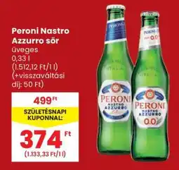 Spar Peroni Nastro Azzurro sör ajánlat
