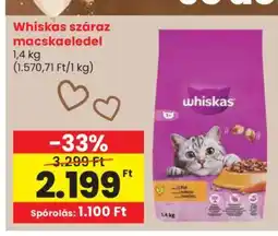 Spar Whiskas száraz macskaeledel ajánlat
