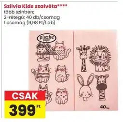 Spar Szilvia Kids szalvéta ajánlat
