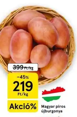 Tesco Magyar piros újburgonya ajánlat