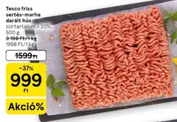 Tesco Tesco friss sertés-marha darált hús ajánlat
