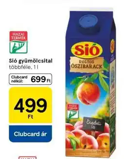 Tesco Sió gyümölcsital ajánlat