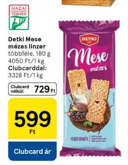 Tesco DETKI Mese mézes linzer ajánlat