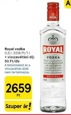 Tesco ROYAL Vodka ajánlat
