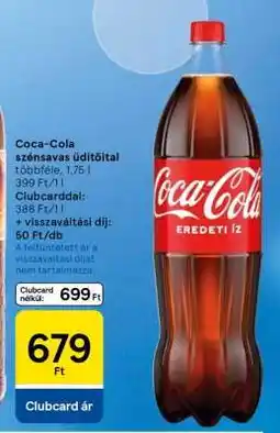Tesco Coca-Cola szénsavas üdítőital ajánlat