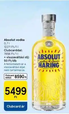 Tesco Absolut vodka ajánlat