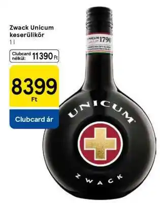 Zwack Unicum keserűlikőr
