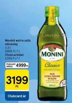Tesco MONINI Extra szűz olívaolaj ajánlat