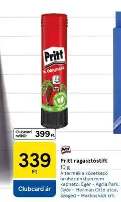 Tesco PRITT RAGASZTÓSTIFT ajánlat