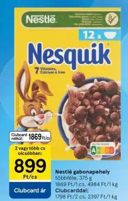 Tesco NESTLÉ Gabonapehely ajánlat