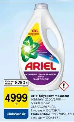 Tesco ARIEL Folyékony mosószer ajánlat