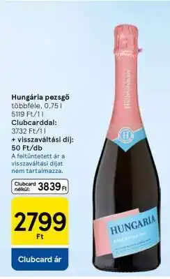 Tesco Hungaria pezsgő ajánlat