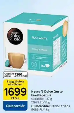 Tesco NESCAFE Dolce Gusto kávékapszula ajánlat