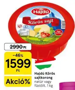 Tesco Hajdú Körös sajtkorong ajánlat