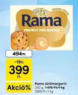 Tesco RAMA Sütőmargarin ajánlat