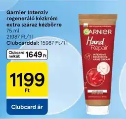 Tesco Garnier Intenzív regeneráló kézkrém extra száraz kézbőrre ajánlat