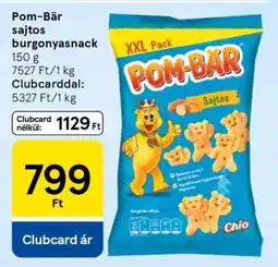 Tesco Pom-Bär sajtos burgonyasnack ajánlat