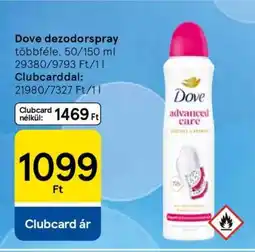 Tesco Dove dezodorspray ajánlat