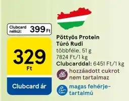 Tesco Pöttyös Protein Túró Rudi ajánlat