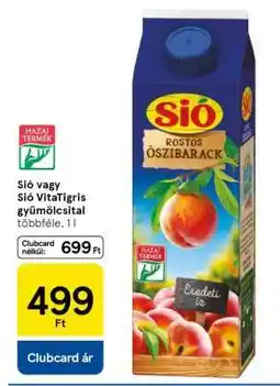 Tesco Sió vagy Sió Vitatigris gyümölcsital ajánlat