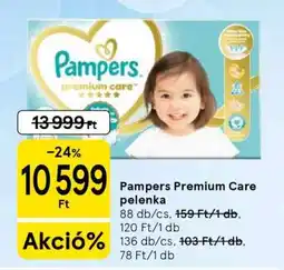 Tesco Pampers Premium Care pelenka ajánlat