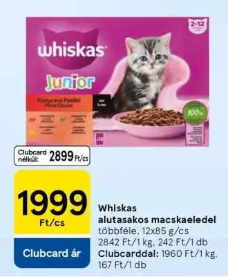 Whiskas alutasakos macskaeledel